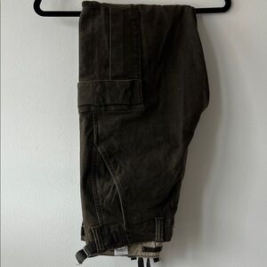 Banana Republic Men's Travelers Cargo Pants Olive Green